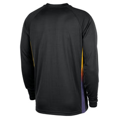 Phoenix Suns 2025/26 City Edition Authentic Pregame Dri-FIT Long Sleeve Shooting T-Shirt Black - NBA