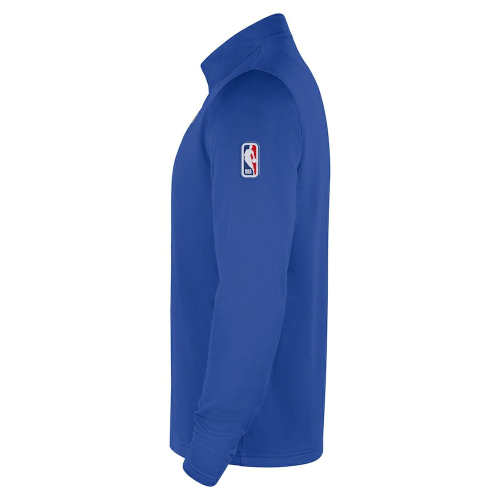 Indiana Pacers 2025/26 City Edition Remix Authentic Coaches Dri-FIT Half-Zip Top Blue - NBA