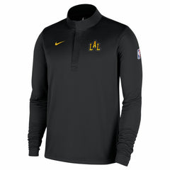 Los Angeles Lakers 2025/26 City Edition Remix Authentic Coaches Dri-FIT Half-Zip Pullover Black - NBA