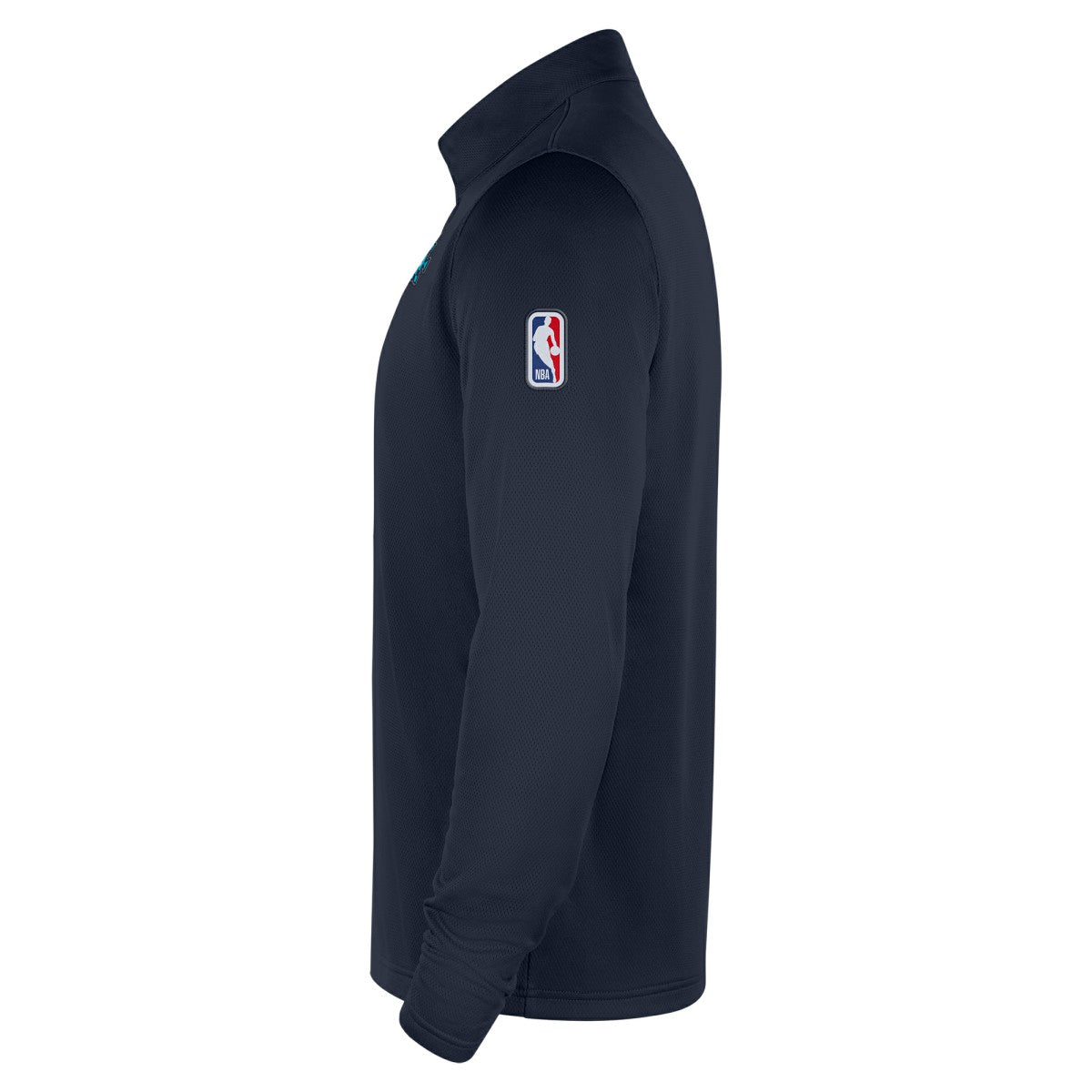 Oklahoma City Thunder 2025/26 City Edition Remix Authentic Coaches Dri-FIT Half-Zip Top Navy - NBA