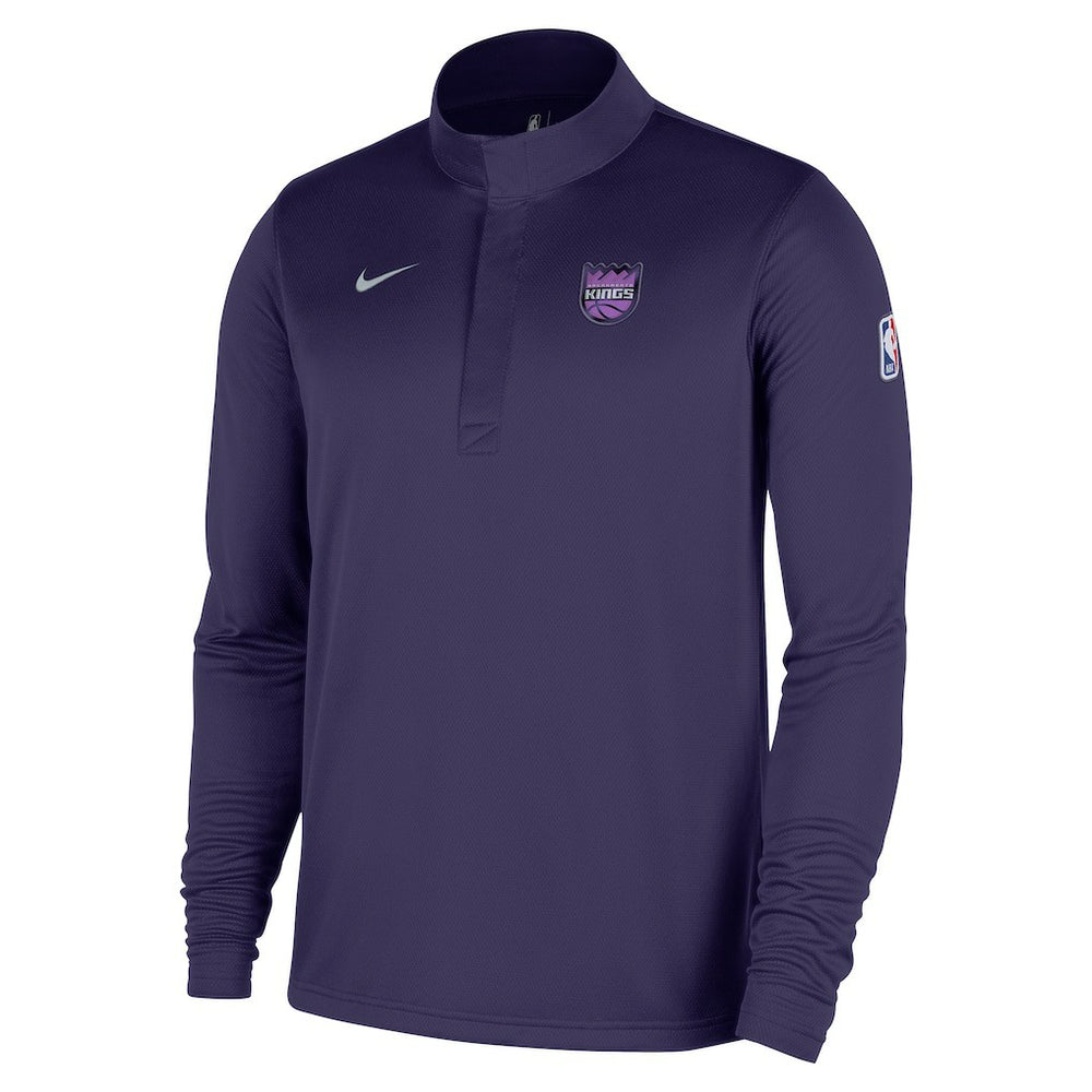 Sacramento Kings 2025/26 City Edition Remix Authentic Coaches Dri-FIT Half-Zip Top Purple - NBA
