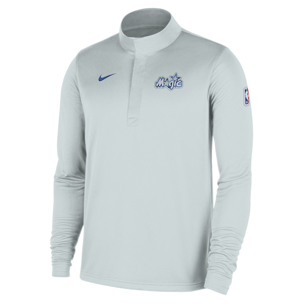 Orlando Magic 2025/26 City Edition Remix Authentic Coaches Dri-FIT Half-Zip Top Silver - NBA