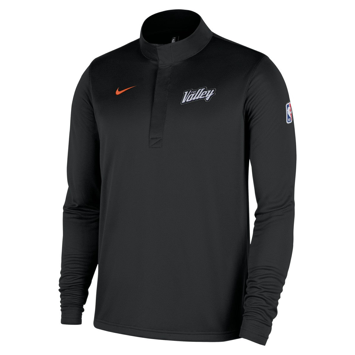 Phoenix Suns 2025/26 City Edition Remix Authentic Coaches Dri-FIT Half-Zip Top Black - NBA