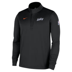 Phoenix Suns 2025/26 City Edition Remix Authentic Coaches Dri-FIT Half-Zip Top Black - NBA