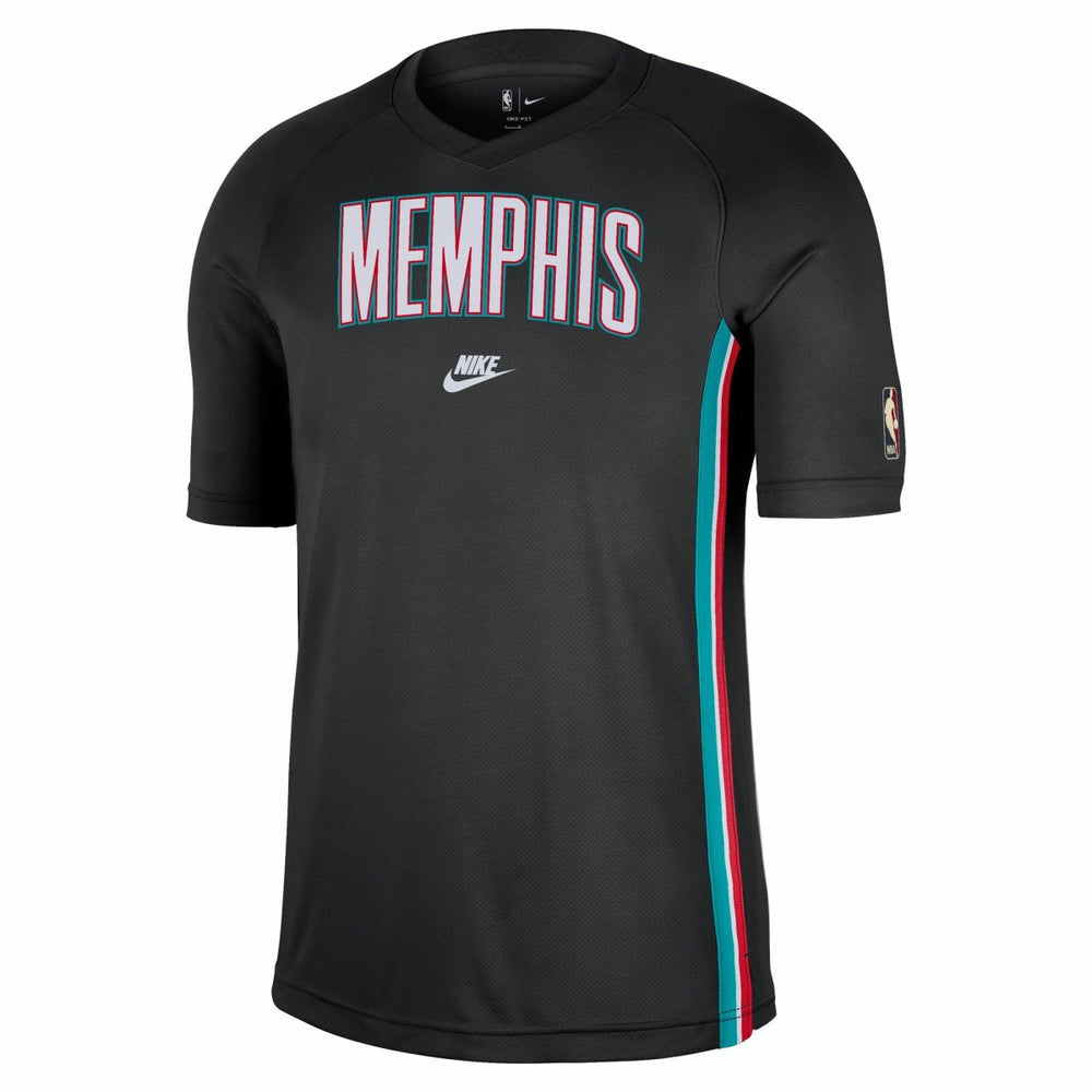 Memphis Grizzlies Classic Edition Hardwood Classics Authentic Game Shooting Dri-FIT Raglan T-Shirt Black - NBA