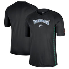 Minnesota Timberwolves Classic Edition Hardwood Classics Authentic Game Shooting T-Shirt Black - NBA