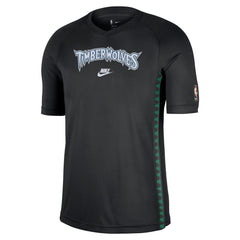 Minnesota Timberwolves Classic Edition Hardwood Classics Authentic Game Shooting T-Shirt Black - NBA