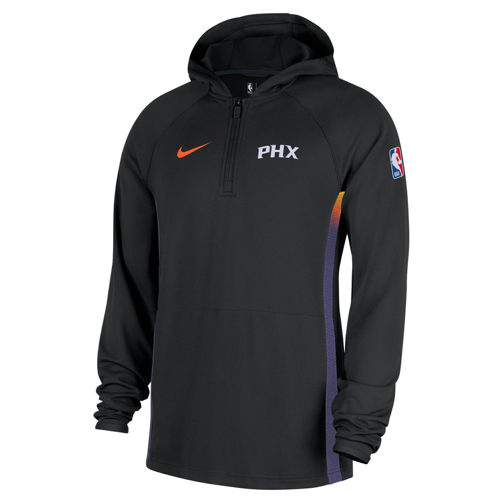Phoenix Suns 2025/26 City Edition Remix Authentic On-Court Quarter-Zip Dri-FIT Hooded Jacket Black - NBA