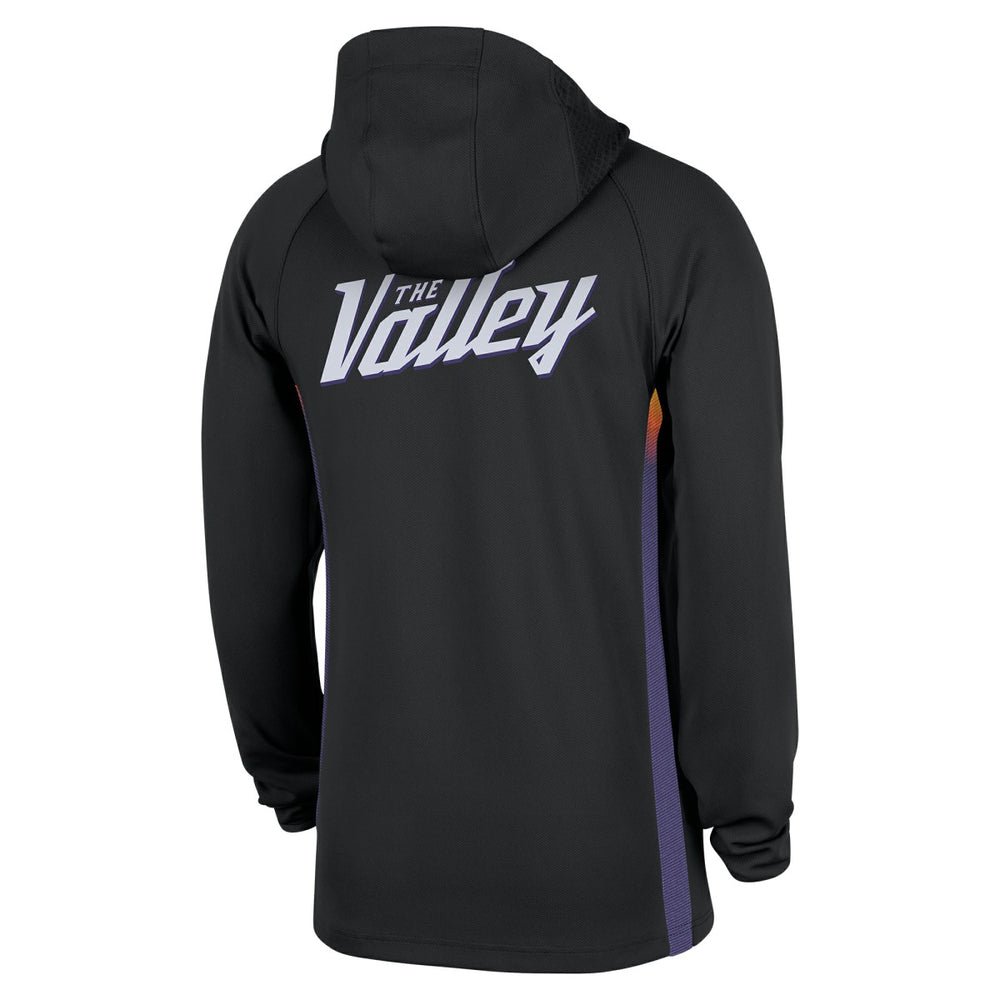 Phoenix Suns 2025/26 City Edition Remix Authentic On-Court Quarter-Zip Dri-FIT Hooded Jacket Black - NBA