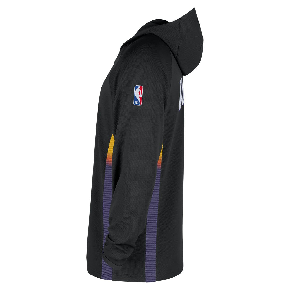 Phoenix Suns 2025/26 City Edition Remix Authentic On-Court Quarter-Zip Dri-FIT Hooded Jacket Black - NBA