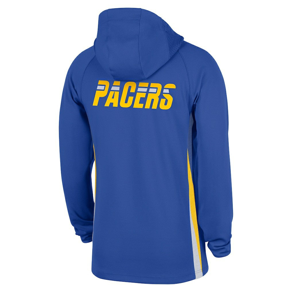 Indiana Pacers 2025/26 City Edition Remix Authentic On-Court Quarter-Zip Dri-FIT Hooded Jacket Blue - NBA