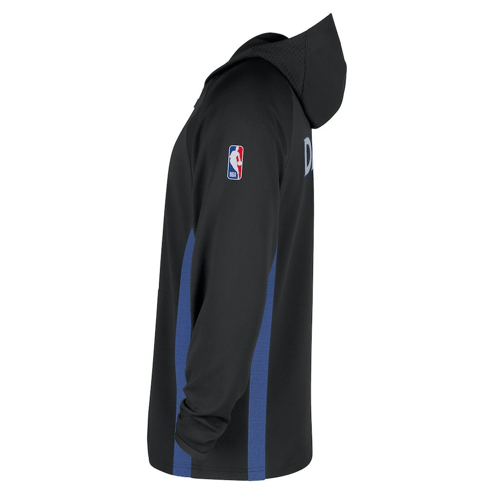 Dallas Mavericks 2025/26 City Edition Remix Authentic On-Court Quarter-Zip Dri-FIT Hooded Jacket Black - NBA
