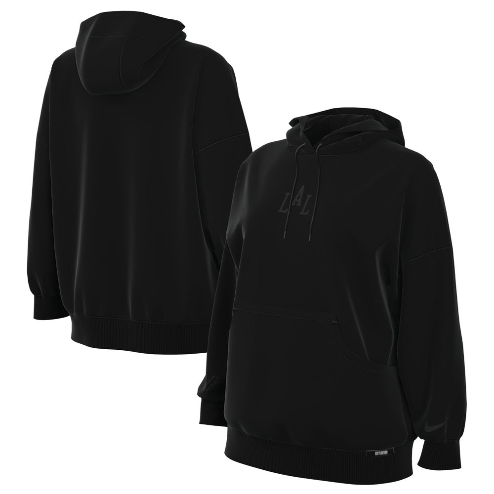 Los Angeles Lakers Women's 2025/26 City Edition Remix Premium Fleece Hoodie Black - NBA
