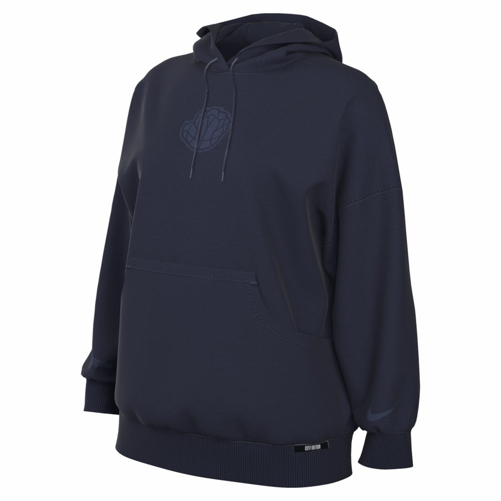 Memphis Grizzlies Women's 2025/26 City Edition Remix Premium Fleece Hoodie Navy - NBA