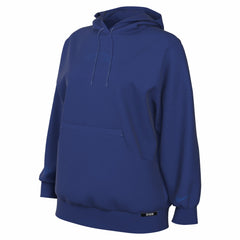 New York Knicks Women's 2025/26 City Edition Remix Premium Fleece Hoodie Blue - NBA