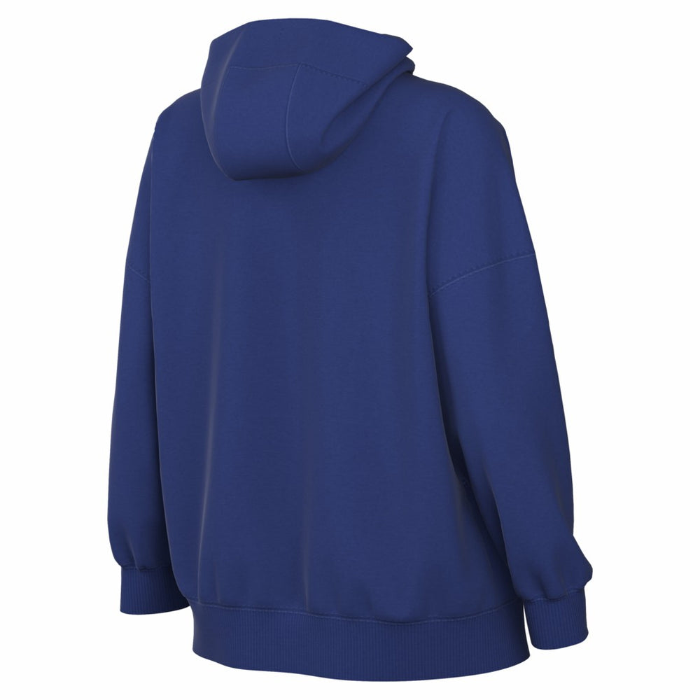 New York Knicks Women's 2025/26 City Edition Remix Premium Fleece Hoodie Blue - NBA