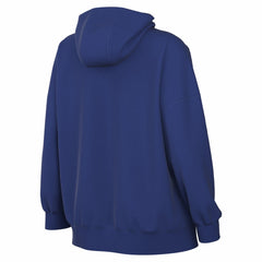 New York Knicks Women's 2025/26 City Edition Remix Premium Fleece Hoodie Blue - NBA