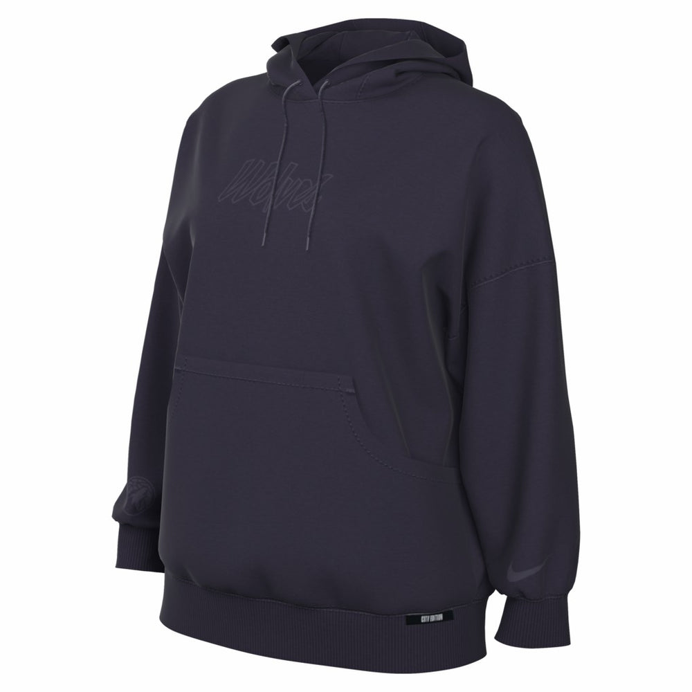 Minnesota Timberwolves Women's 2025/26 City Edition Remix Premium Fleece Hoodie Purple - NBA