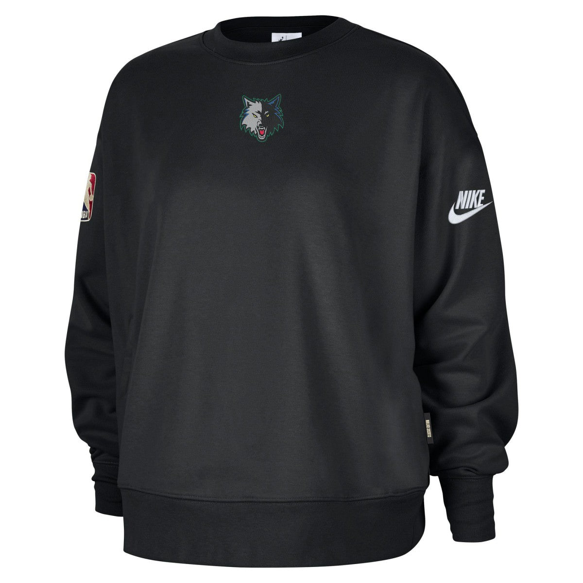 Minnesota Timberwolves Women's Classic Edition Hardwood Classics Premium Phoenix Fleece Sweatshirt Black - NBA