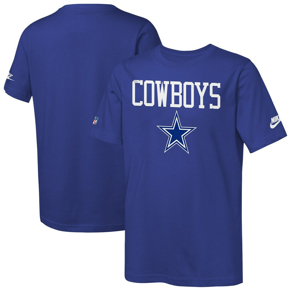 Dallas Cowboys Youth Sideline T-Shirt Navy | Nike for Sale