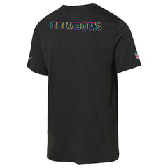 Dallas Cowboys Youth 2025 NFL Crucial Catch Tri-Blend Dri-FIT T-Shirt Black | Nike for Sale