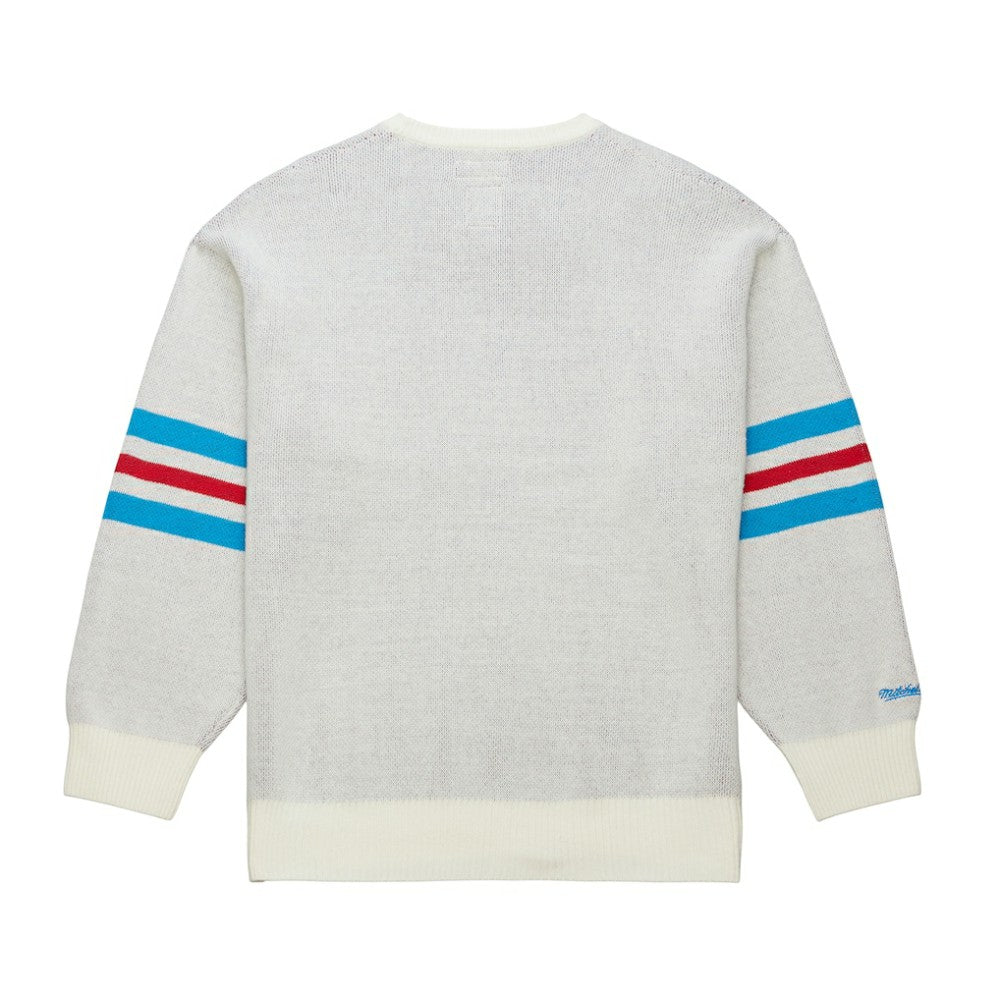 New York Rangers Mitchell & Ness Centennial Retro Logo Sweater - Cream - NHL