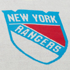 New York Rangers Mitchell & Ness Centennial Retro Logo Sweater - Cream - NHL
