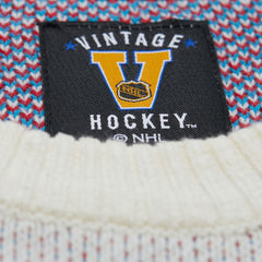New York Rangers Mitchell & Ness Centennial Retro Logo Sweater - Cream - NHL