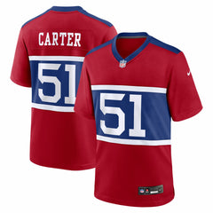 Abdul Carter New York Giants First Round Pick Alternate Game Jersey Red | Nike for Sale