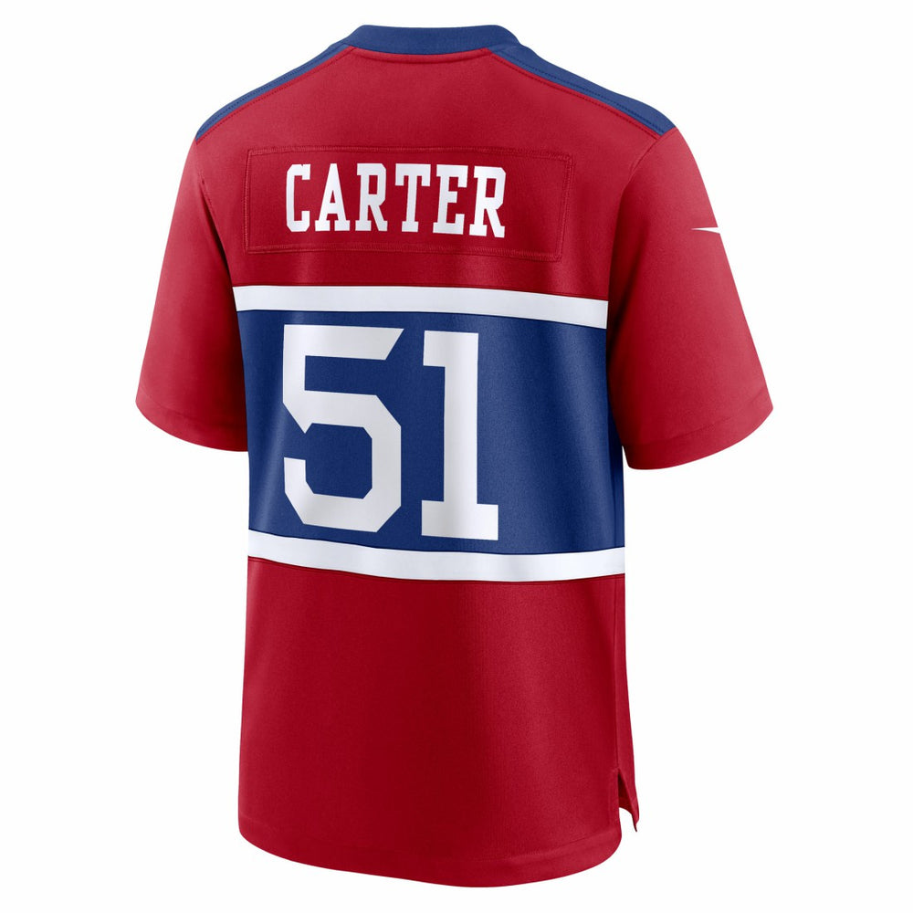 Abdul Carter New York Giants First Round Pick Alternate Game Jersey Red | Nike for Sale