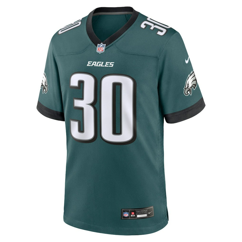 Jihaad Campbell Philadelphia Eagles 2025 NFL Draft First Round Pick Game Jersey Green | Nike for Sale