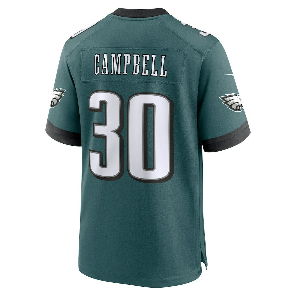 Jihaad Campbell Philadelphia Eagles 2025 NFL Draft First Round Pick Game Jersey Green | Nike for Sale