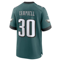 Jihaad Campbell Philadelphia Eagles 2025 NFL Draft First Round Pick Game Jersey Green | Nike for Sale