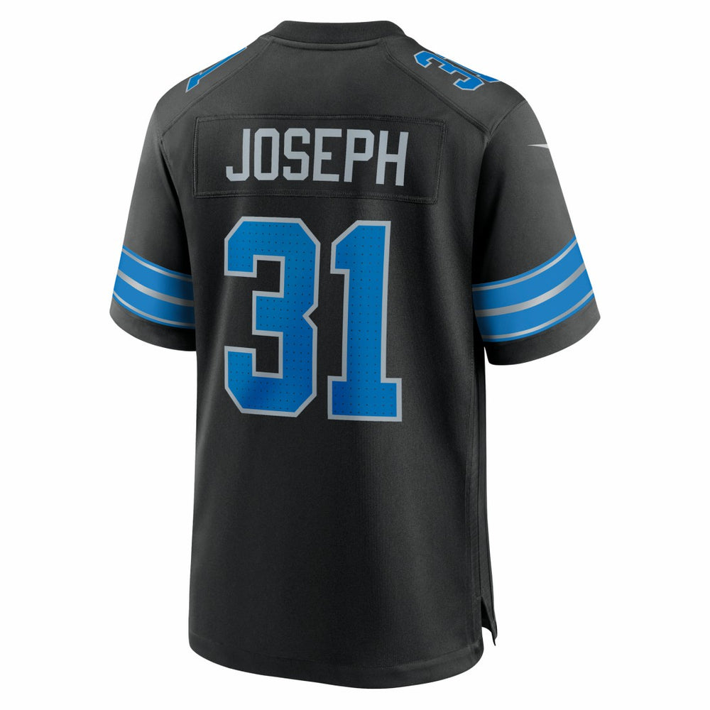 Kerby Joseph Detroit Lions Alternate Game Jersey Black | Nike for Sale