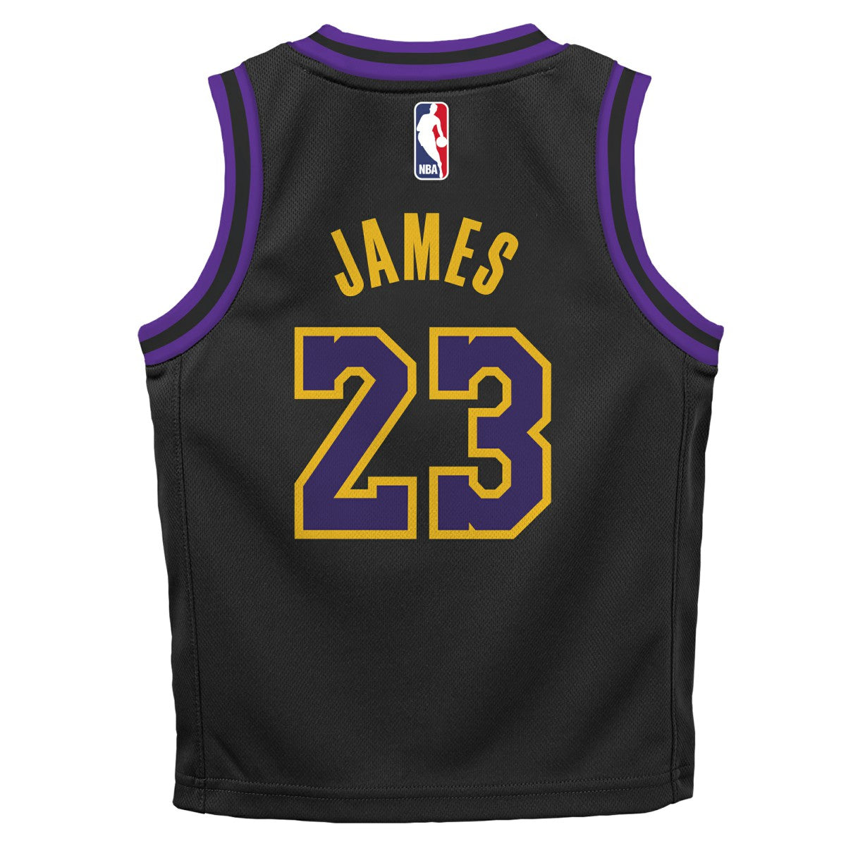 LeBron James Los Angeles Lakers Preschool 2025/26 City Edition Swingman Jersey Black - NBA