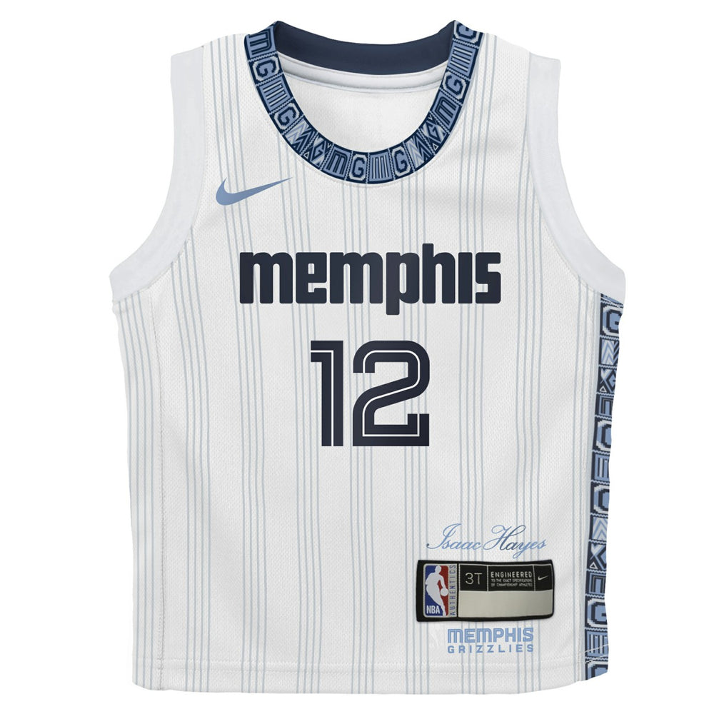 Ja Morant Memphis Grizzlies Preschool 2025/26 City Edition Swingman Jersey White - NBA