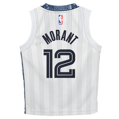 Ja Morant Memphis Grizzlies Preschool 2025/26 City Edition Swingman Jersey White - NBA