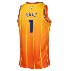 LaMelo Ball Charlotte Hornets Youth 2025/26 City Edition Swingman Jersey Orange - NBA