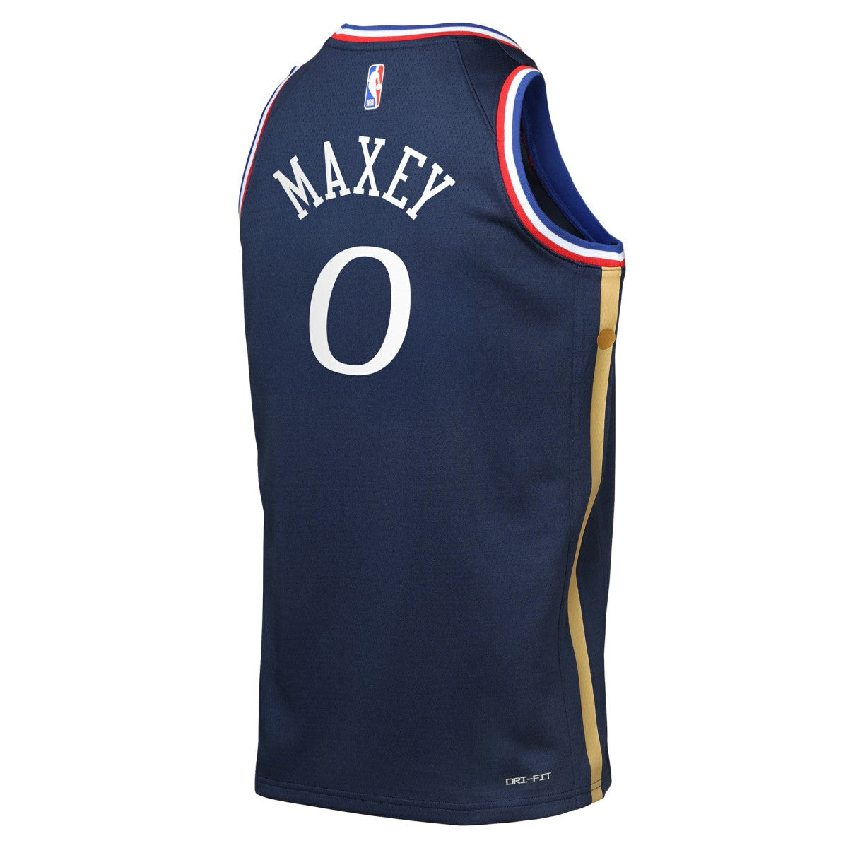 Tyrese Maxey Philadelphia 76ers Youth 2025/26 City Edition Swingman Jersey Navy - NBA