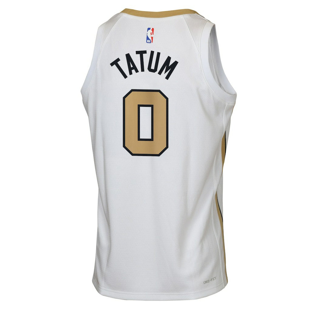 Jayson Tatum Boston Celtics Youth 2025/26 City Edition Swingman Jersey White - NBA