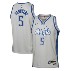 Paolo Banchero Orlando Magic Youth 2025/26 City Edition Swingman Jersey Silver - NBA