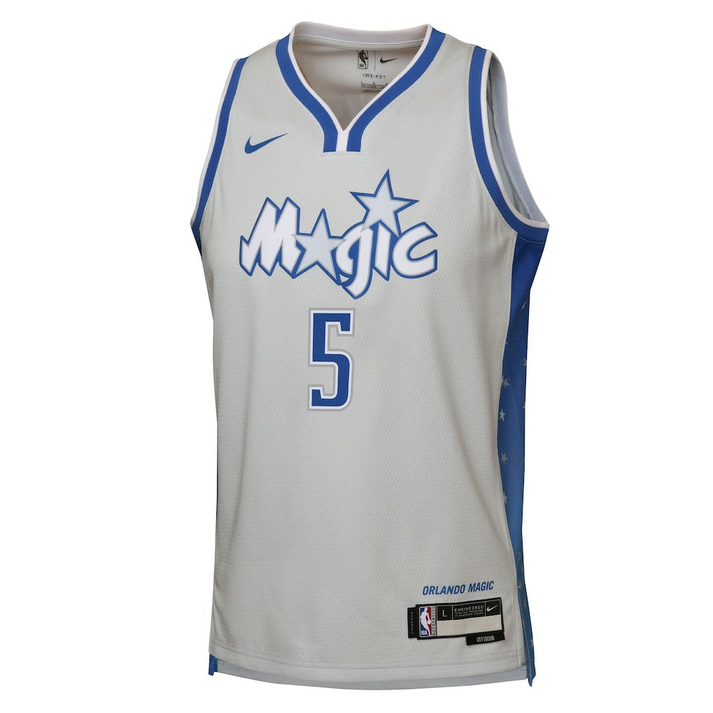 Paolo Banchero Orlando Magic Youth 2025/26 City Edition Swingman Jersey Silver - NBA