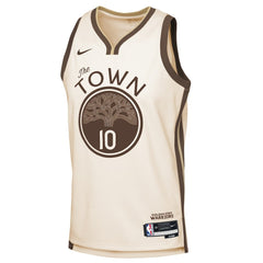 Jimmy Butler III Golden State Warriors Youth 2025/26 City Edition Swingman Jersey Tan - NBA