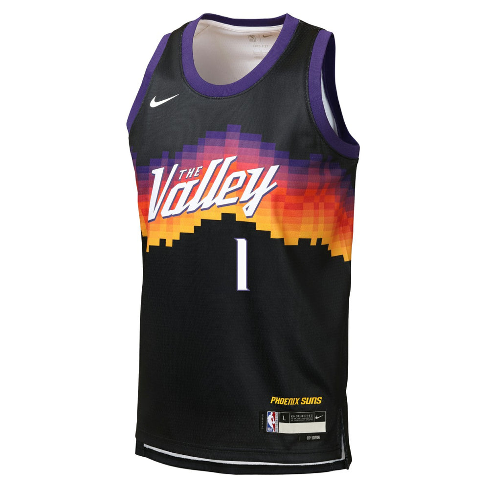 Devin Booker Phoenix Suns Youth 2025/26 City Edition Swingman Jersey Black - NBA