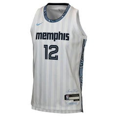 Ja Morant Memphis Grizzlies Youth 2025/26 City Edition Swingman Jersey White - NBA