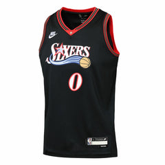 Tyrese Maxey Philadelphia 76ers Youth Swingman Jersey Classic Edition Black - NBA