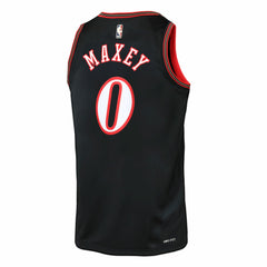 Tyrese Maxey Philadelphia 76ers Youth Swingman Jersey Classic Edition Black - NBA