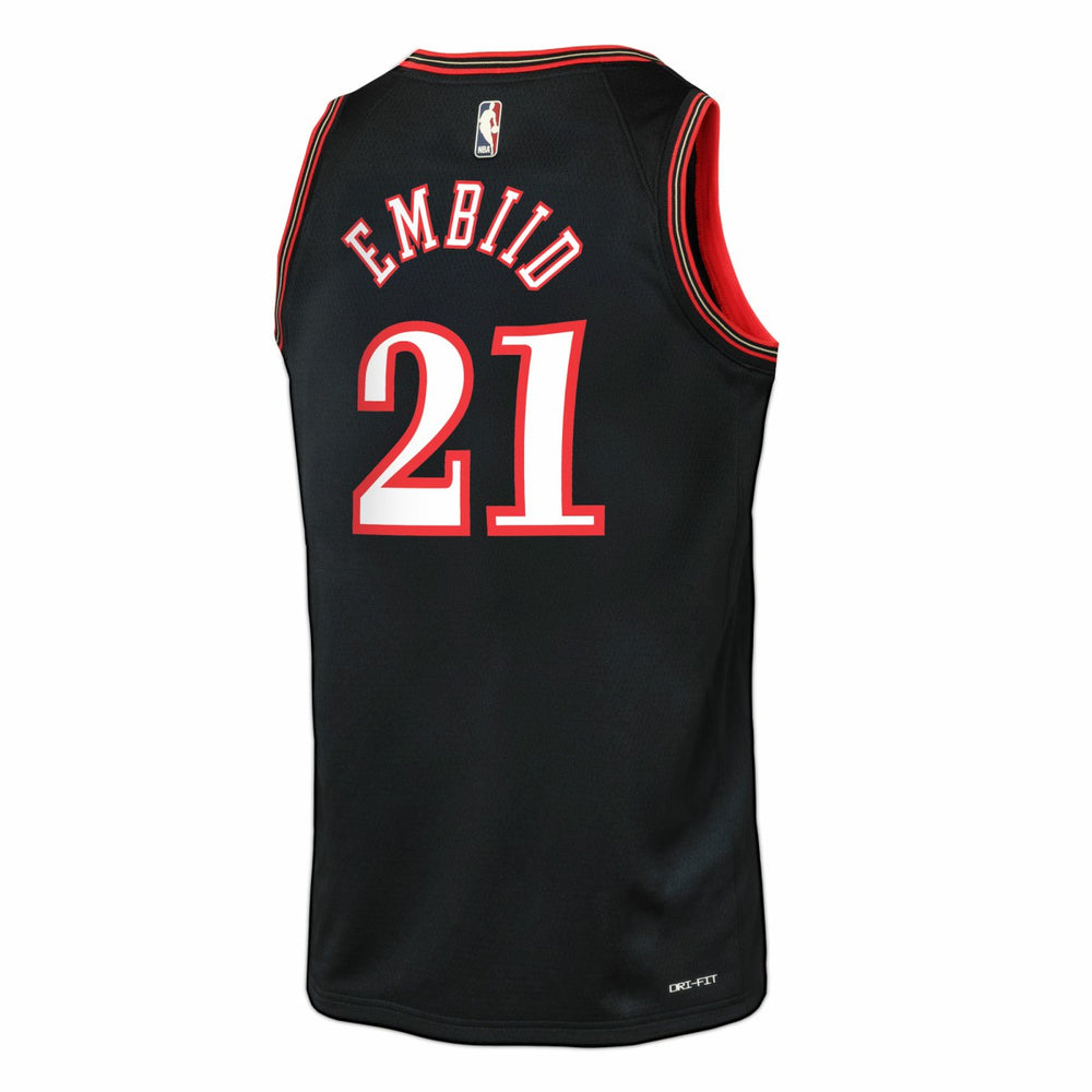 Joel Embiid Philadelphia 76ers Youth Swingman Jersey Classic Edition Black - NBA