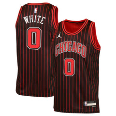 Coby White Chicago Bulls Jordan Brand Youth Swingman Jersey Statement Editi- Black - NBA