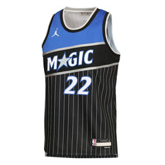 Franz Wagner Orlando Magic Jordan Brand Youth Swingman Jersey Statement Edition Black - NBA